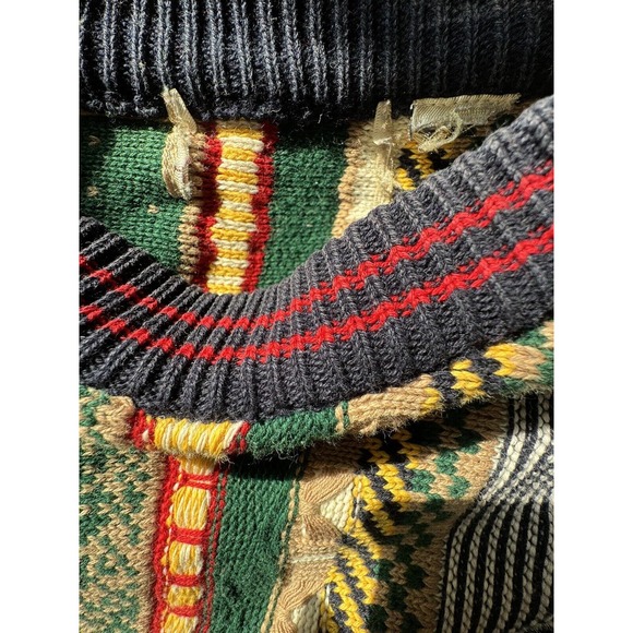 Coogi Mens Sweater -Missing Tag- Cotton Colorful - XL/XXL - Picture 10 of 10